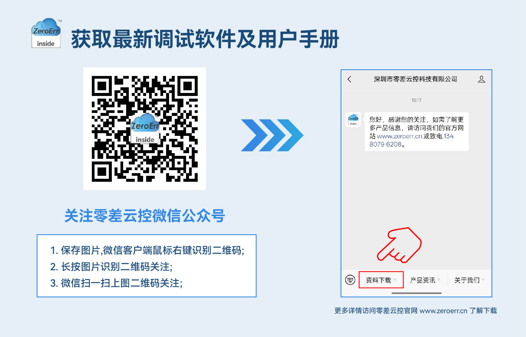 零差云控資料下載教程